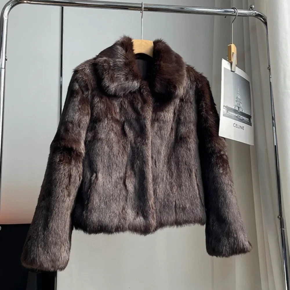 Winter Clothing Wholesale - Natural Rabbit Fur Coat Women New