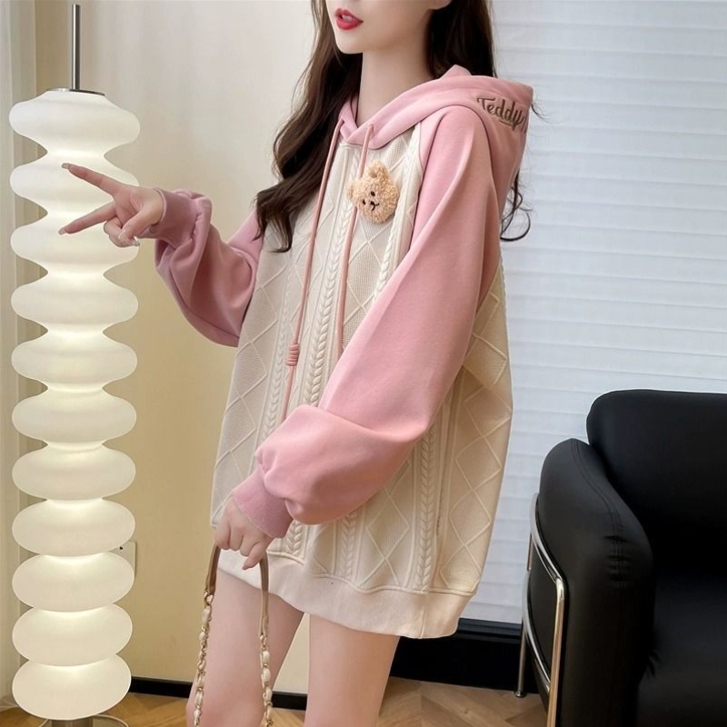 Winter Clothing Essentials For Women - Pink Female Hooded Top Cute Y