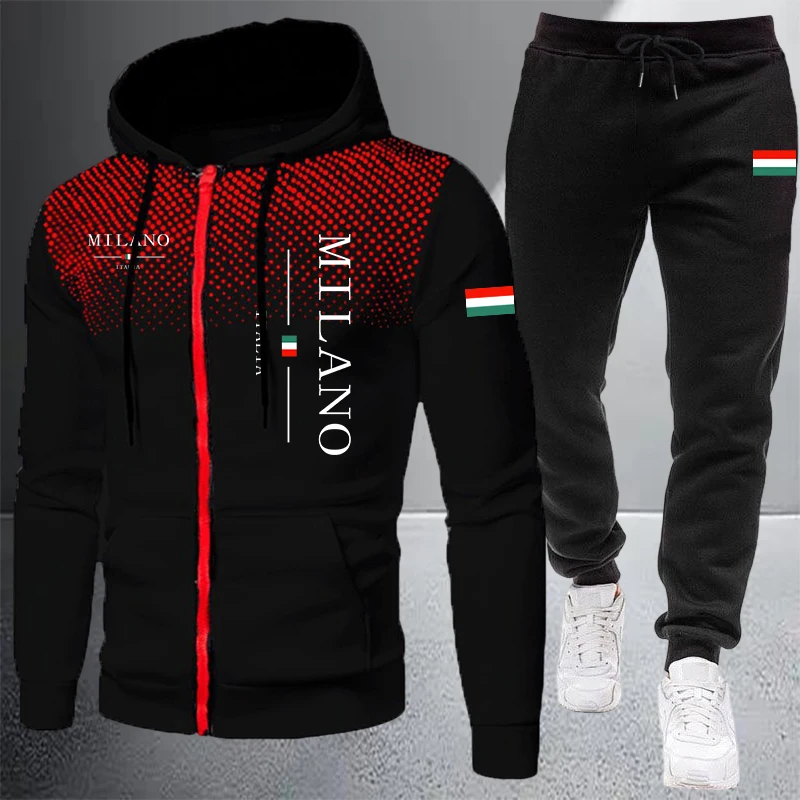 Winter Clothing Equipment - 2026 High-end Men's Clothes Zip Hooded