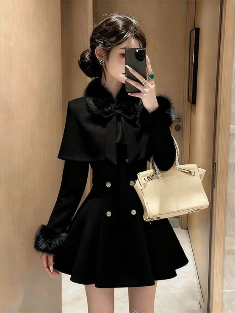 Winter Clothing Trends 2025 - French Elegant Vintage Woolen 2 Piece