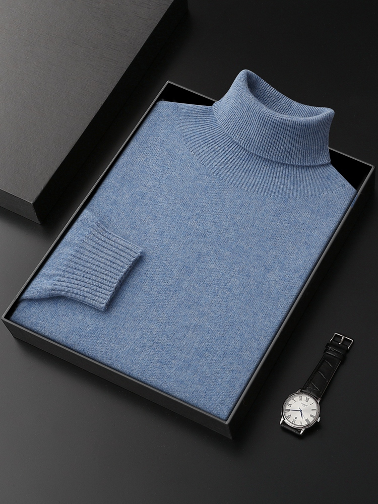 Winter Clothing Essentials For Men - Men's Turtleneck Sweater Autumn Winter Essential