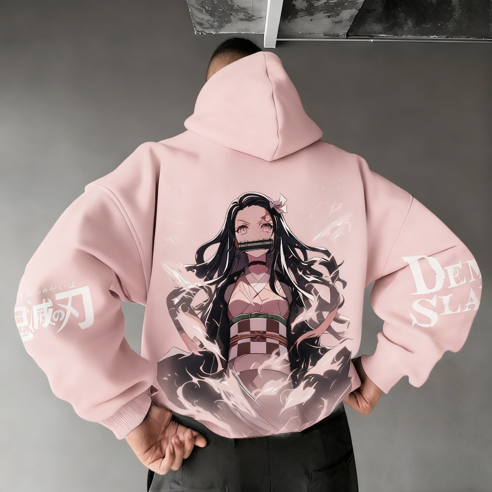 Winter Clothing Boys - Demon Slayer Men's Hoodie Sweatshirt Kamado