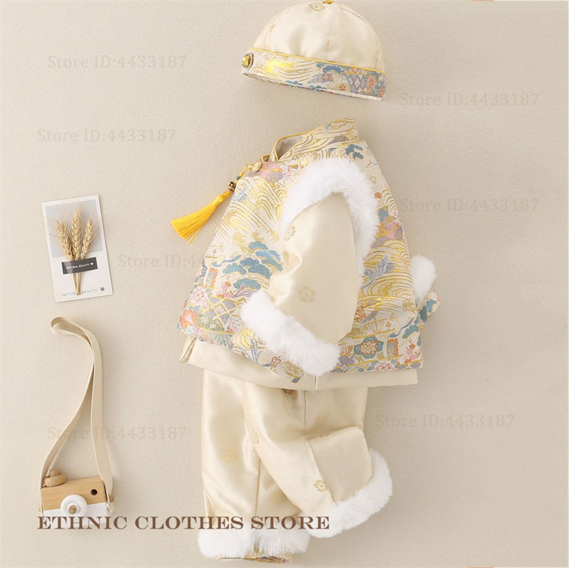 Winter Clothing Boys - Boys Baby Hundred Days Tang Suit