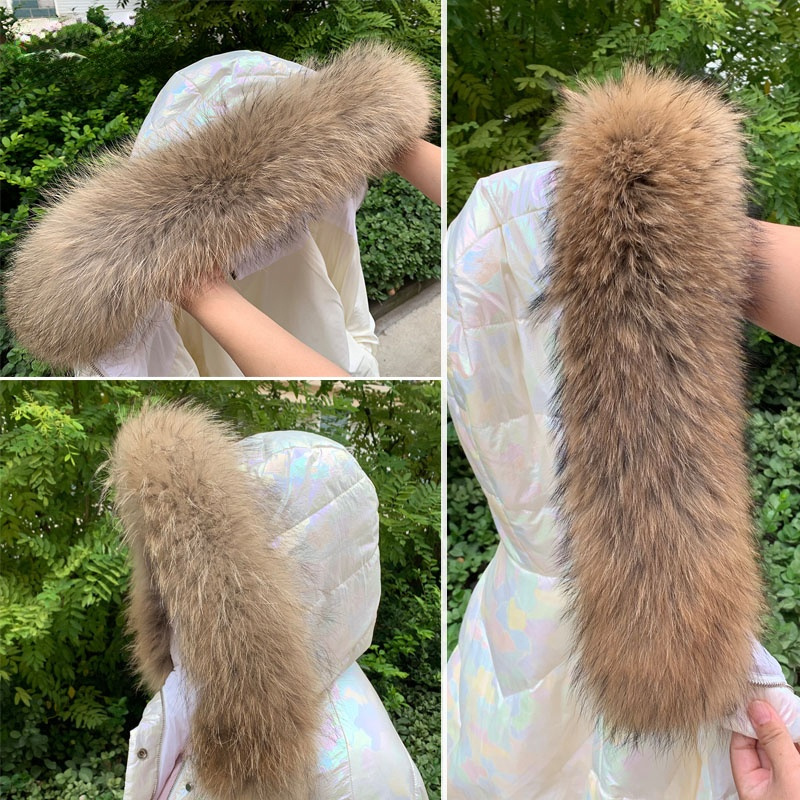 Winter Clothing Equipment - Real Fur Collar for Coat Parkas