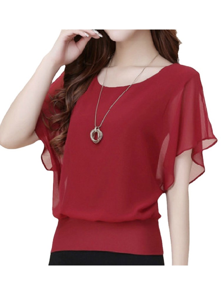 Winter Clothing Trends 2025 - New Summer O Neck Short Sleeve