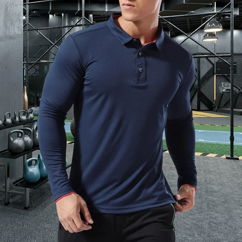 Men Running Sport Shirts Tops  - Winter Clothing Equipment 评论和价格