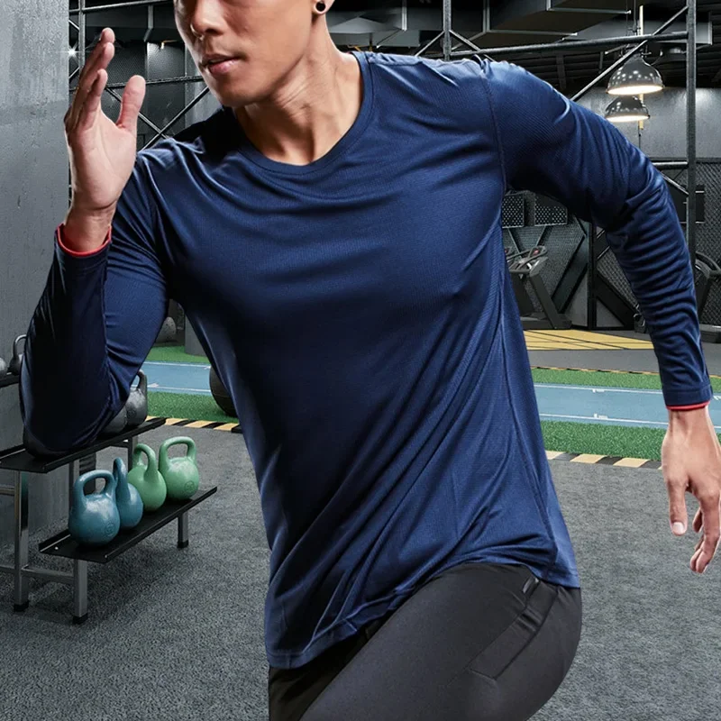 Men Running Sport Shirts Tops  - Winter Clothing Equipment 评论和价格