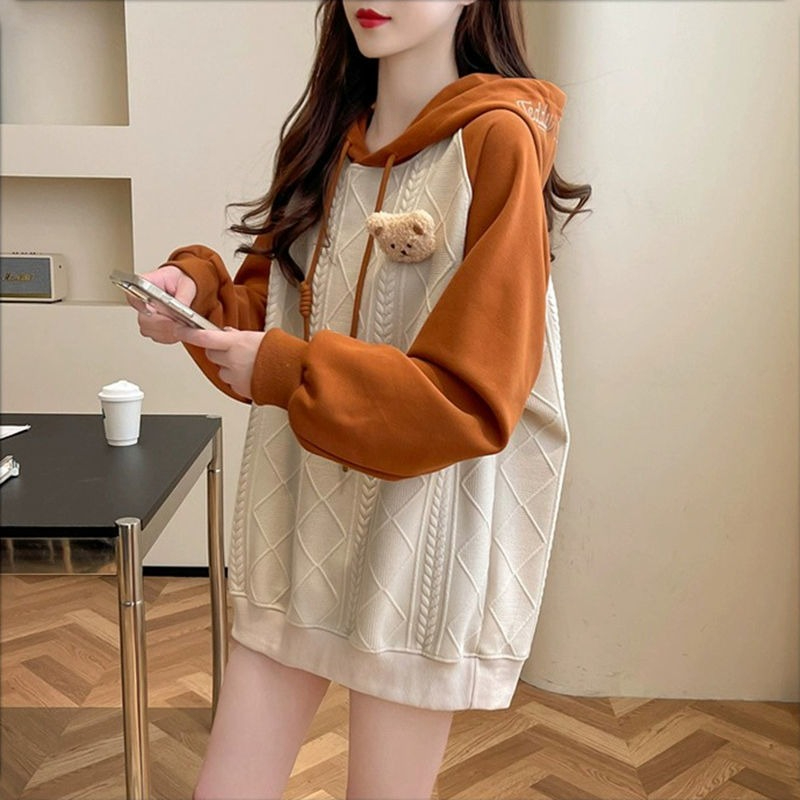 Pink Female Hooded Top Cute Y  - Winter Clothing Essentials For Women 评论和价格