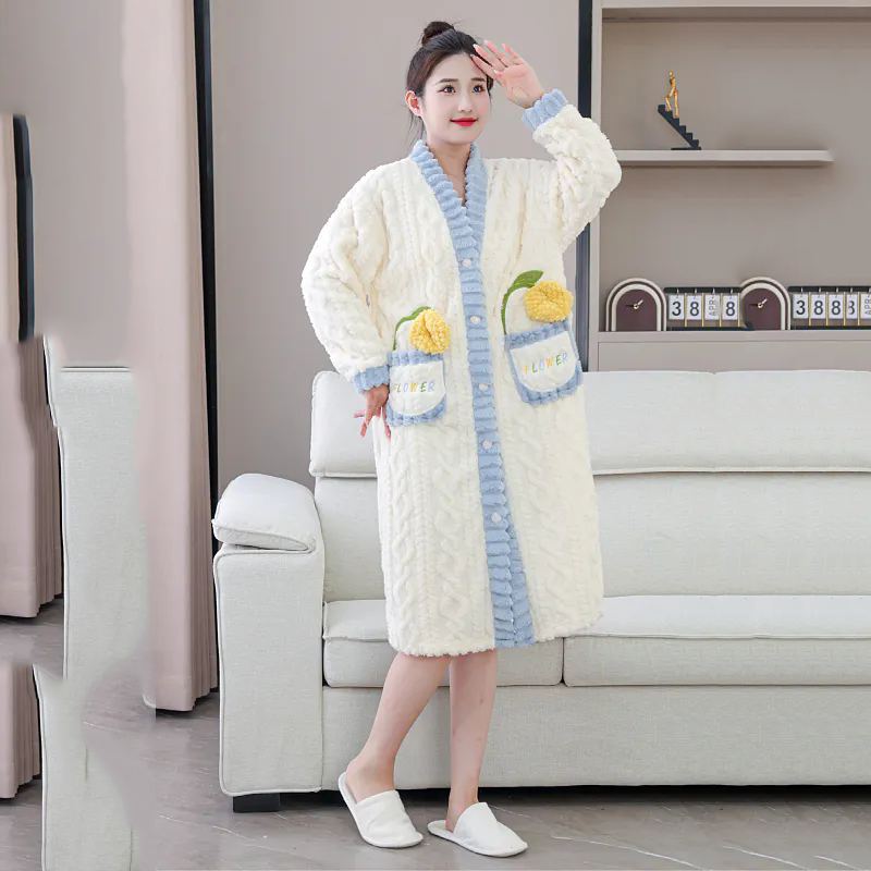 Nightgown Winter Women's Cloth - Winter Clothing Affordable 评论和价格