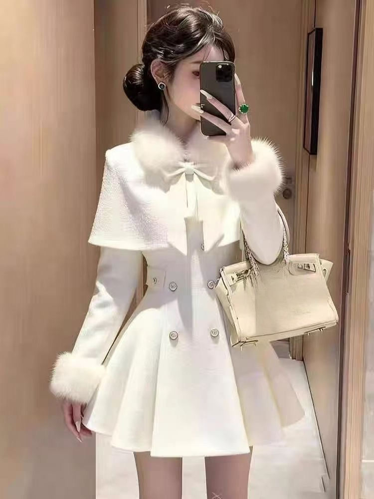 French Elegant Vintage Woolen  - Winter Clothing Trends 2025 评论和价格