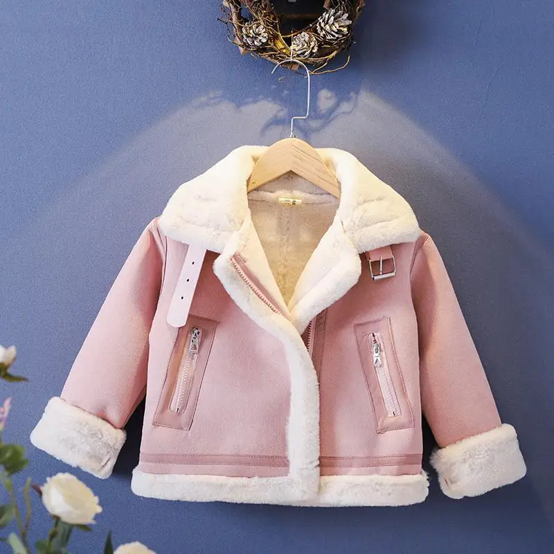 Khaki/Pink Girls Boys Winter F - Winter Clothing Boys 评论和价格
