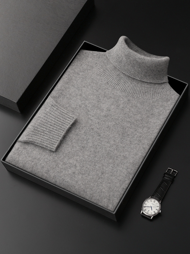 Men's Turtleneck Sweater Autum - Winter Clothing Essentials For Men 评论和价格