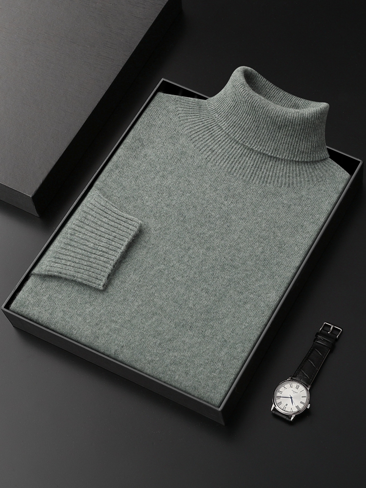 Men's Turtleneck Sweater Autum - Winter Clothing Essentials For Men 评论和价格