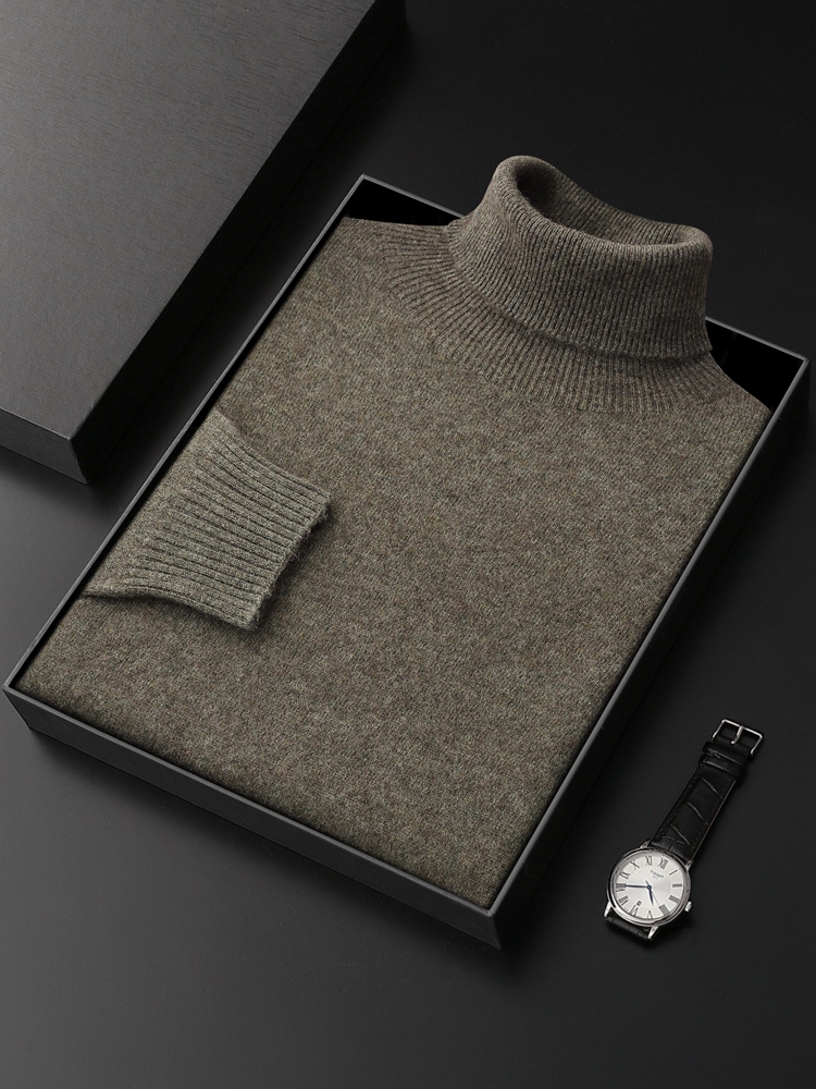 Men's Turtleneck Sweater Autum - Winter Clothing Essentials For Men 评论和价格