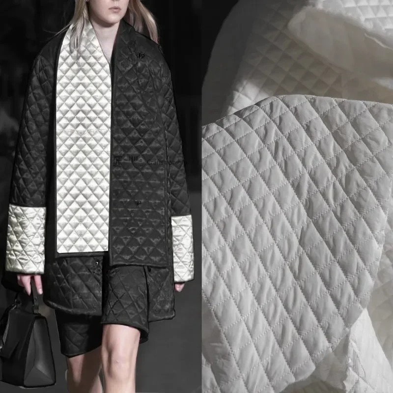 Diamond Quilted Fabric Black C - Winter Clothing Wholesale 评论和价格