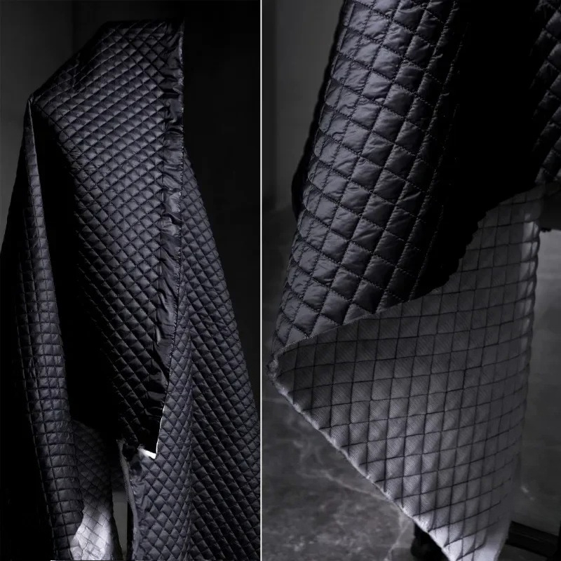 Diamond Quilted Fabric Black C - Winter Clothing Wholesale 评论和价格