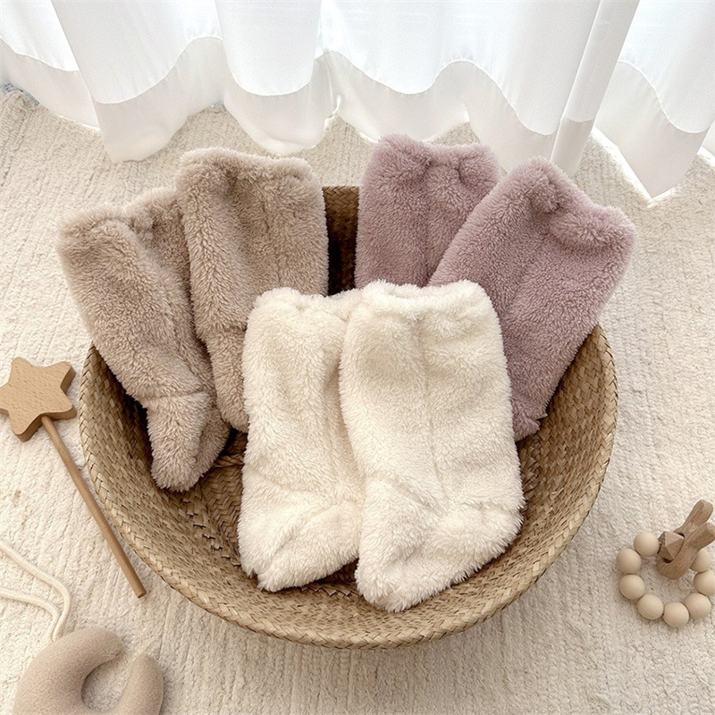 Warm Winter Baby Socks Coral F - Winter Clothing For Boys 评论和价格