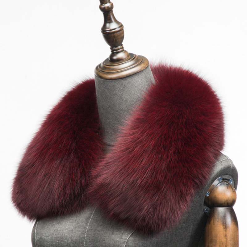 Winter Natural Fox Fur Scarf S - Winter Clothing Equipment 评论和价格
