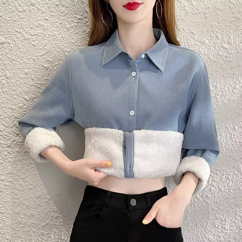 Velvet Thick Warm Women's Soli - Winter Clothing Trends 2025 评论和价格