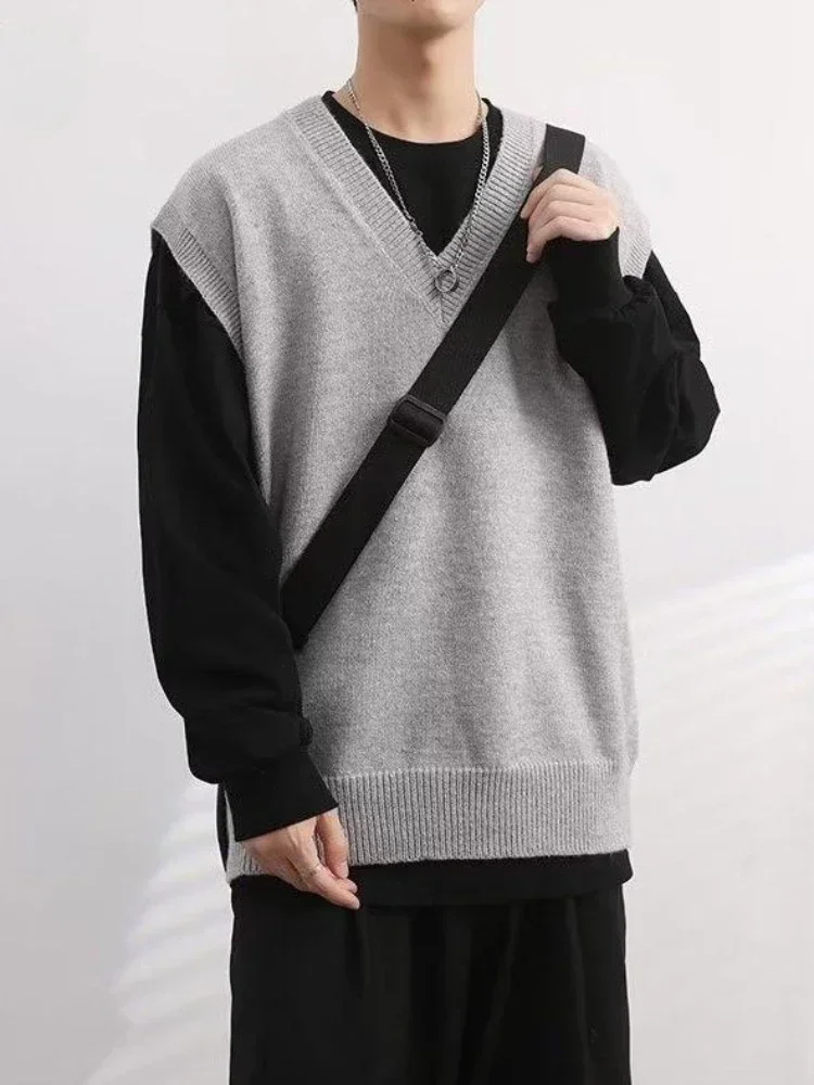 Vest Waistcoat Beige V Neck Kn - Winter Clothing Trends 2025 评论和价格