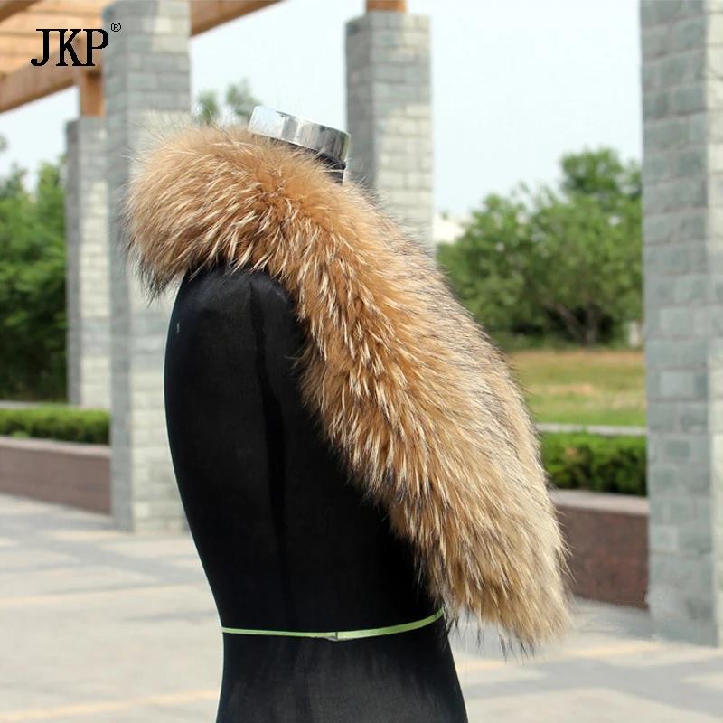 Natural Fur Collar Real raccoo - Winter Clothing Equipment 评论和价格