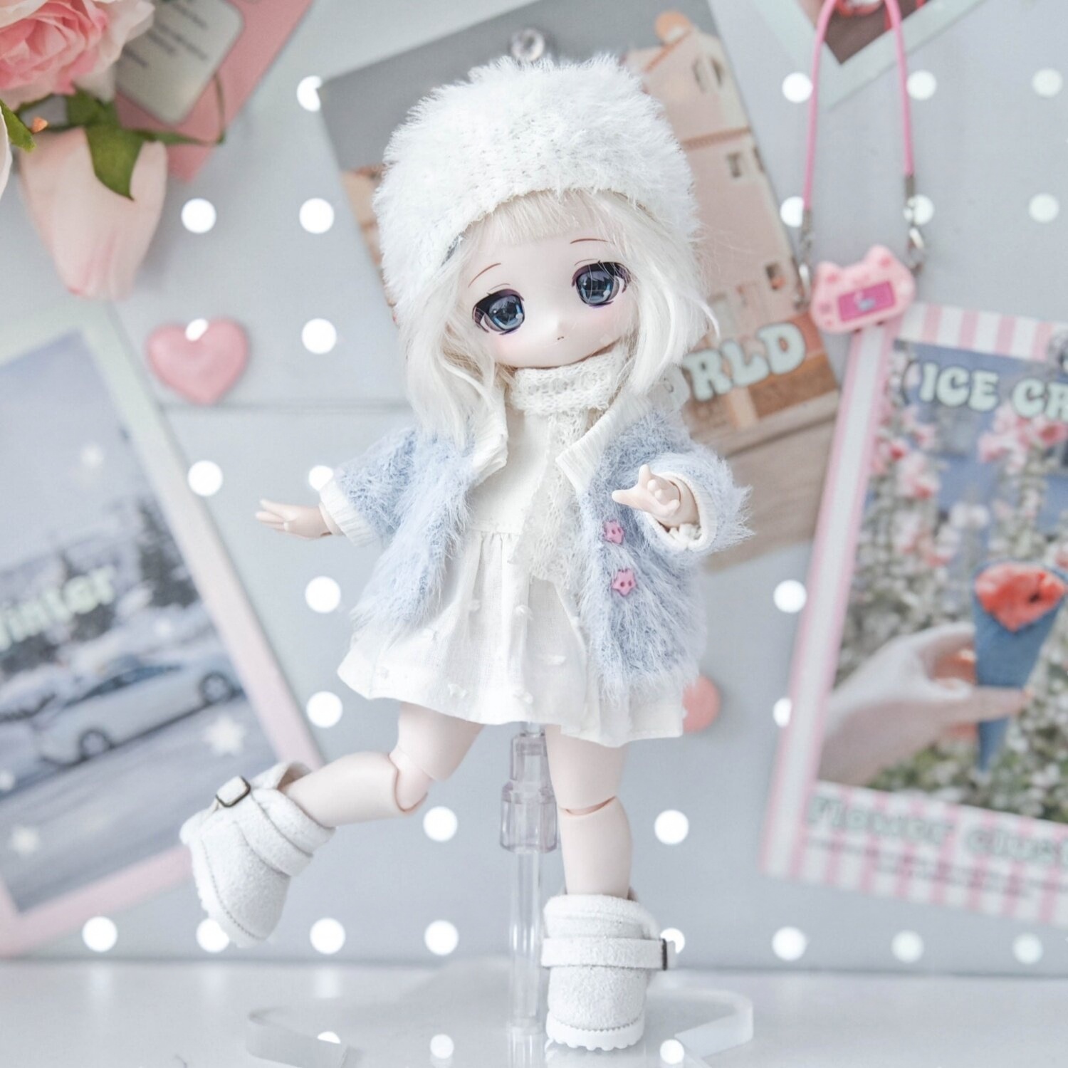 Bonnie Bunny Dream Bjd Doll Cl - Winter Clothing Options 评论和价格