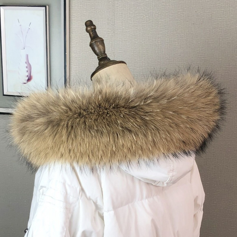Real Fur Collar for Coat Parka - Winter Clothing Equipment 评论和价格
