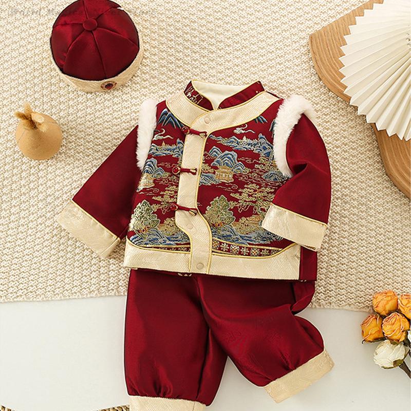 Baby Kids Festival New Year's  - Winter Clothing Boys 评论和价格