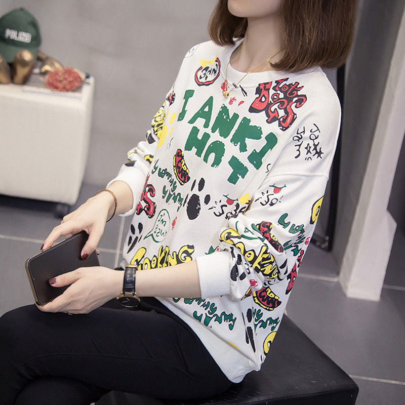 Casual Printed Loose Women's S - Winter Clothing Essentials For Women 评论和价格