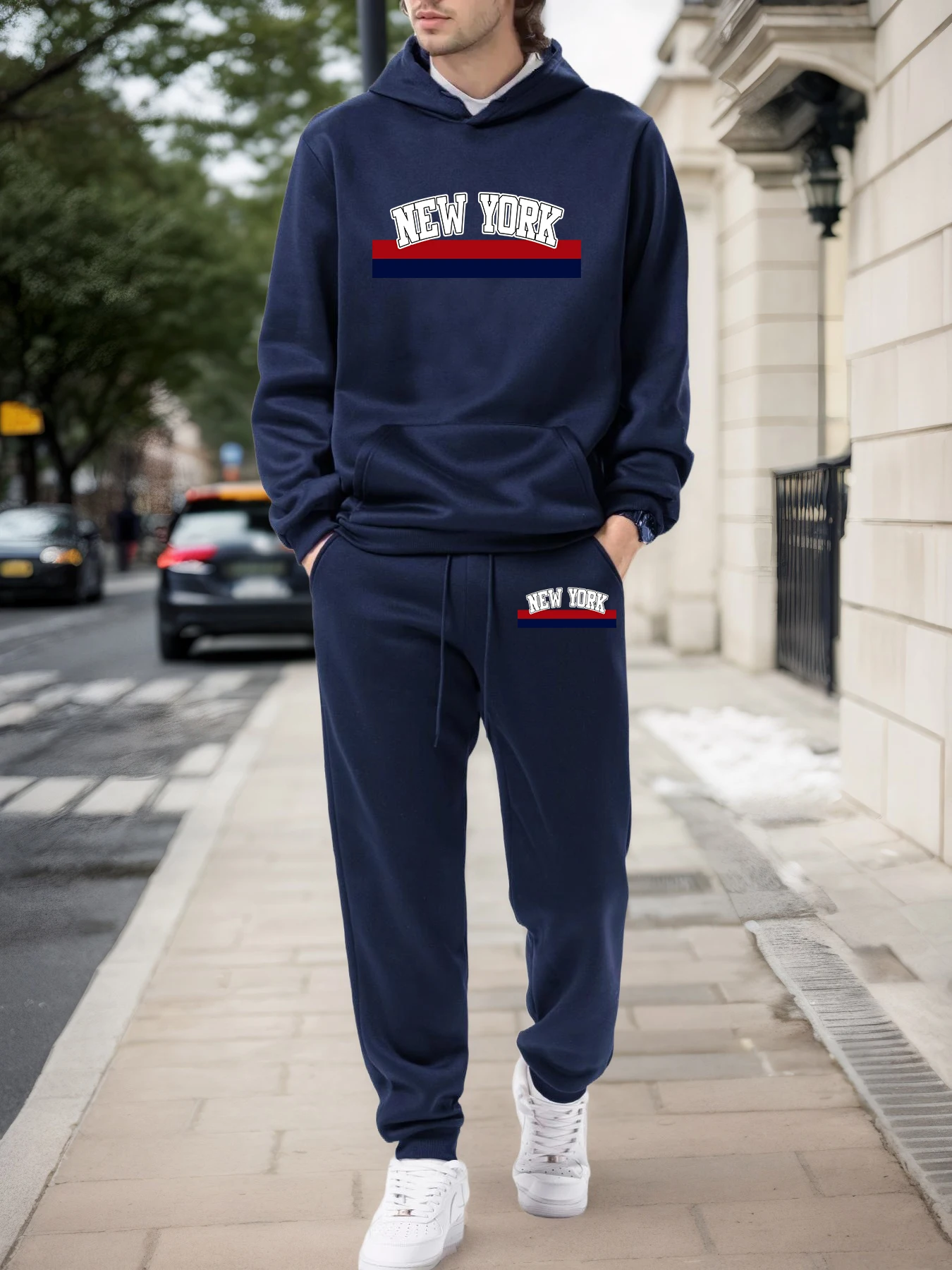 Hot Sales Men's Hoodies 2 Pcs  - Winter Clothing Men 评论和价格