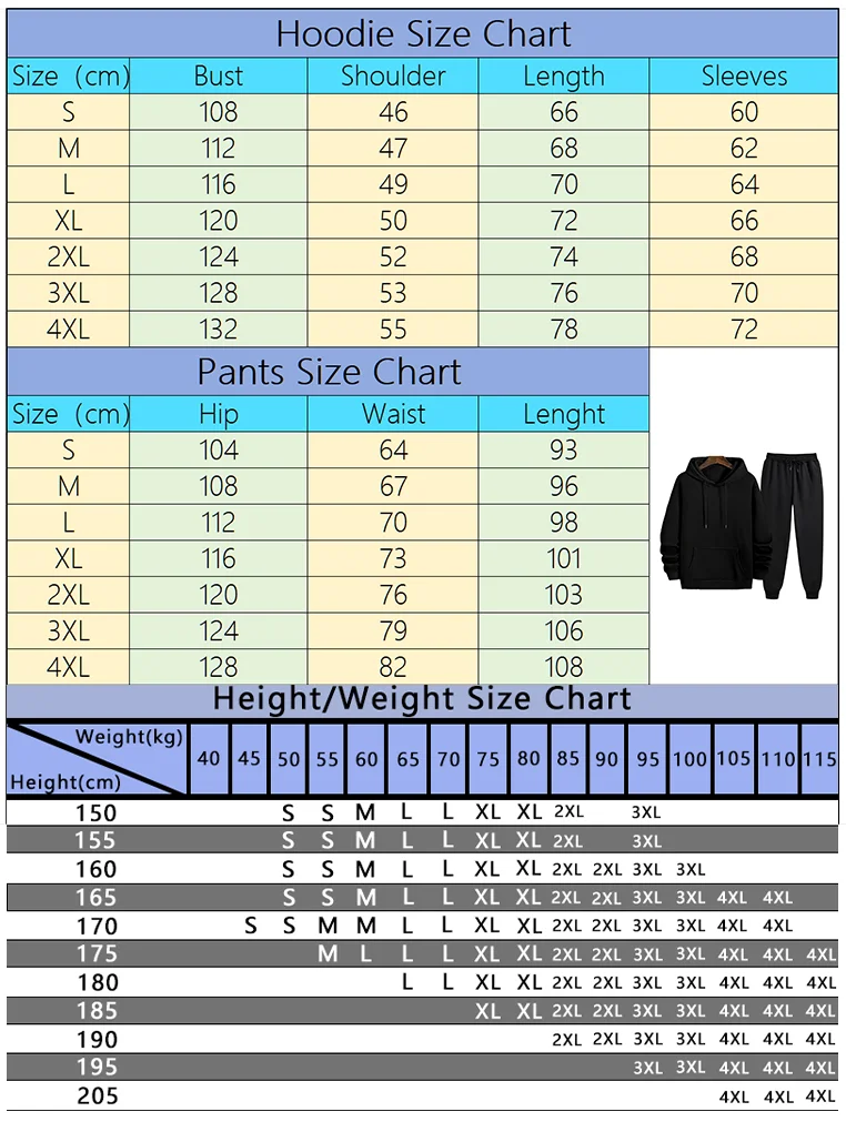 Hot Sales Men's Hoodies 2 Pcs  - Winter Clothing Men 评论和价格