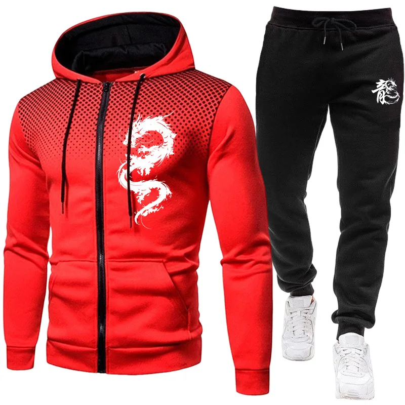 Men's Paris Dragon Pattern Fas - Winter Clothing Men 评论和价格