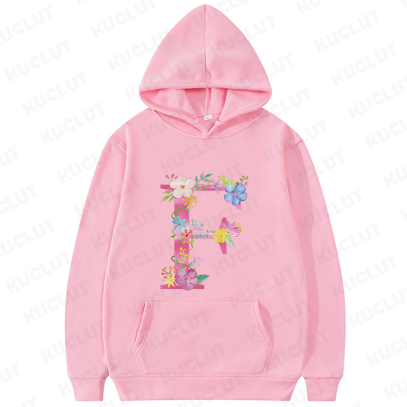 26 Alphabet A-Z Pink Flower Le - Winter Clothing Essentials For Women 评论和价格