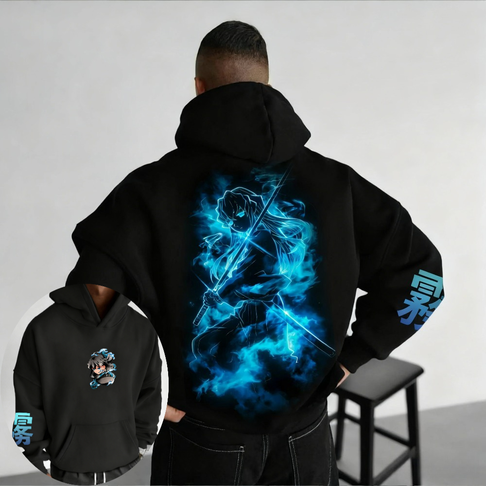 Demon Slayer Men's Hoodie Swea - Winter Clothing Boys 评论和价格