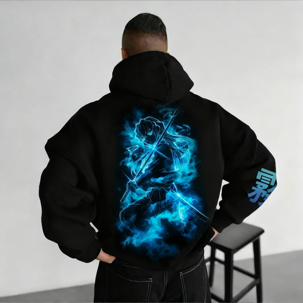 Demon Slayer Men's Hoodie Swea - Winter Clothing Boys 评论和价格