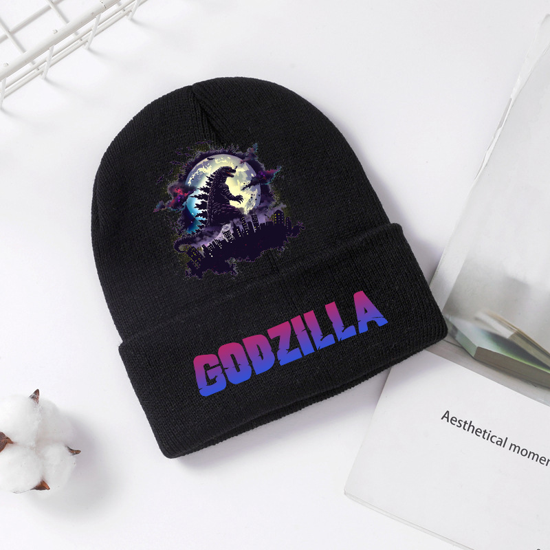Godzilla Knitted Hat Winter Sp - Winter Clothing Boys 评论和价格