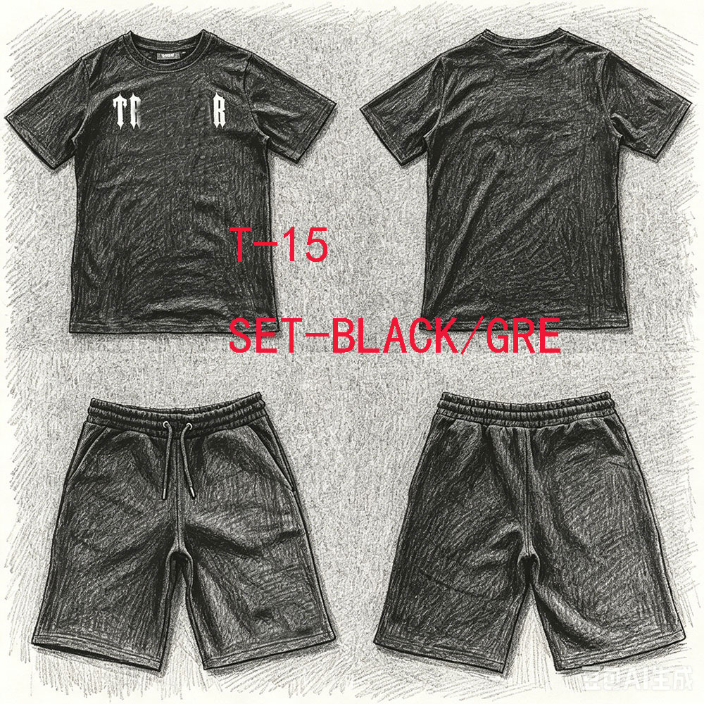 T-15 Short Set Tracksuit Trous - Winter Clothing Men 评论和价格