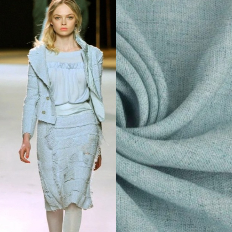 1meter Pure Sky Blue Fabric Li - Winter Clothing Wholesale 评论和价格